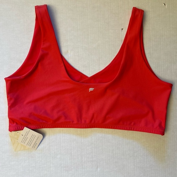 Fabletics Wireless Crossover Bra Low Impact in Strawberry Red NWT Sz-3X.   AA5 - Picture 9 of 10